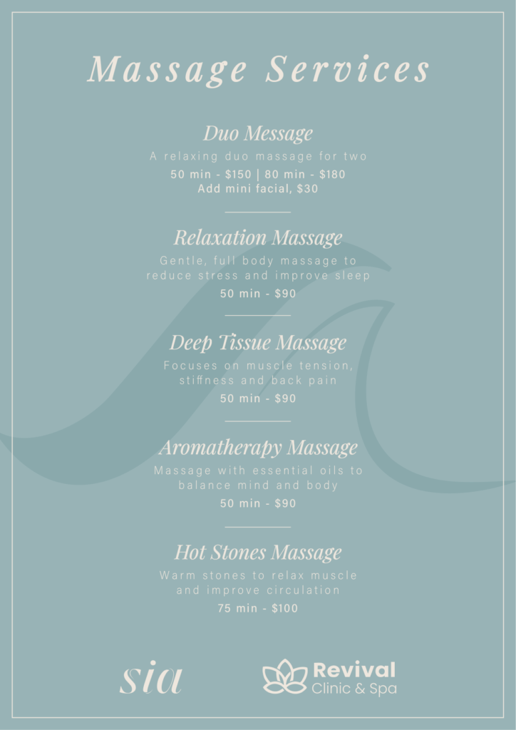 Revival Clinic and Spa at SIA